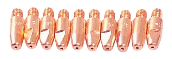 Afbeeldingen van Blister kontakttip 1.0mm - m6 koper (wk 250-3