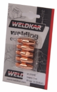 Afbeeldingen van Blister kontakttip 1.0mm - m8 koper (wk 250-3