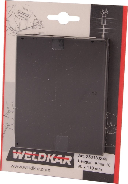 Afbeeldingen van Blister spatglas kleur 10 90 x 110 mm