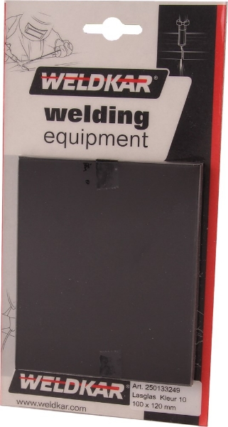 Afbeeldingen van Blister spatglas kleur 10 100 x 120 mm