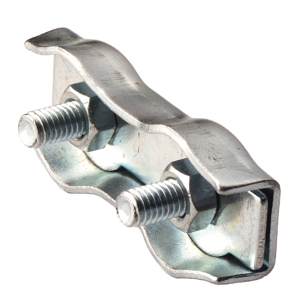 Afbeeldingen van Staaldraadklem 3 mm m4 duplex