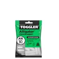 Afbeeldingen van Tog alligatorplug 10mm zakje a 10st.