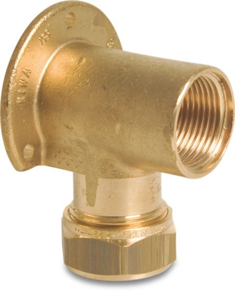 Afbeeldingen van Bonfix knel muurplaat 22x3/4" bi.