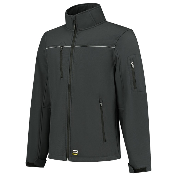 Afbeeldingen van Softshell Luxe 402006 XXS Darkgrey