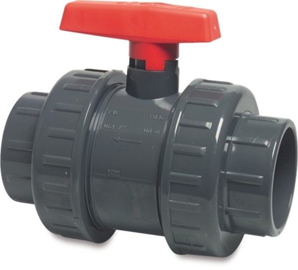 Afbeeldingen van PVC-U kogelkraan 50 mm pn16 type AK