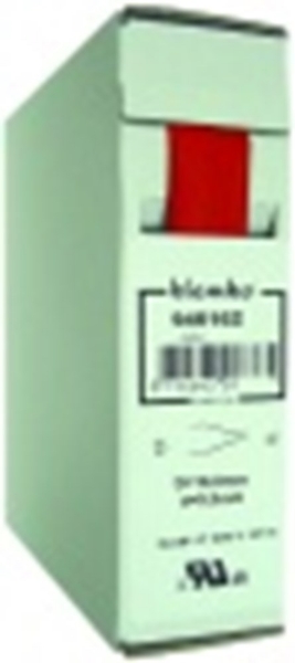 Afbeeldingen van Krimpkous 19,1-9,5mm rood (5mtr.)