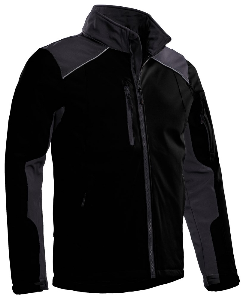 Afbeeldingen van Softshell jacket mt.M tour zwart/grafiet