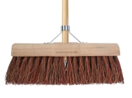 Afbeeldingen van Gemeentebezem compleet 45cm halfrond 160/28