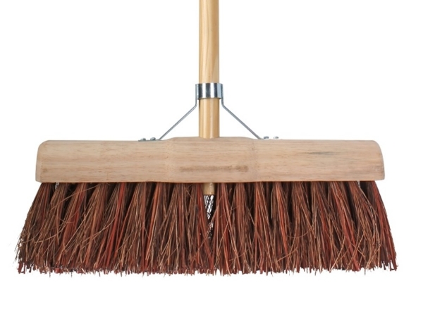 Afbeeldingen van Gemeentebezem compleet 45cm halfrond 160/28