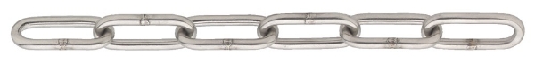 Afbeeldingen van Voetketting 3mm din763 rvs
