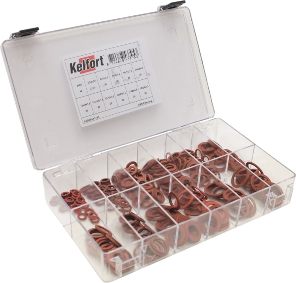 Afbeeldingen van Kelfort ass.doosje fiberringen nr.43