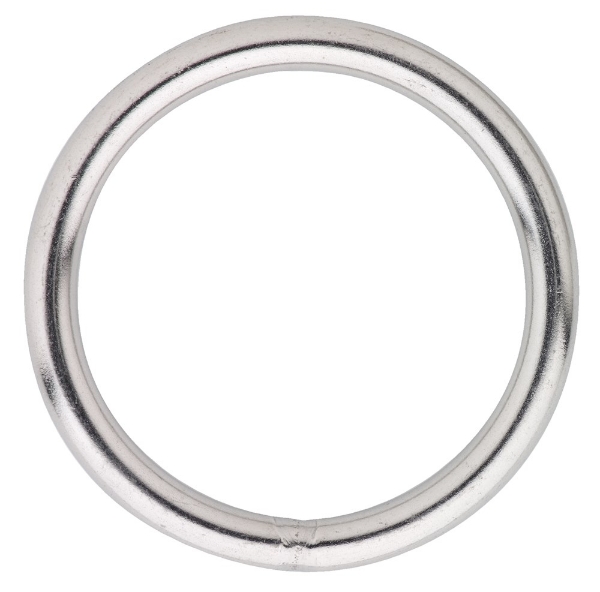 Afbeeldingen van Gelaste ring rvs 6x40mm op kaart