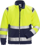 Afbeeldingen van Fri fleecejack mt.3xl geel/marinebl. hi-vis