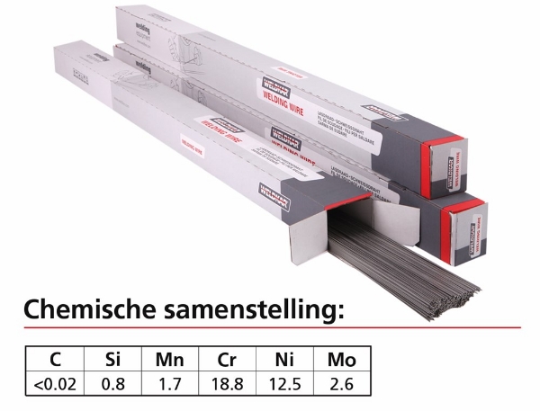 Afbeeldingen van Lasdr.tig RVS 316LSI 1.6mm