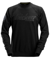 Afbeeldingen van Sni logo sweater mt.xxl zwart