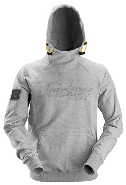 Afbeeldingen van Sni logo hoodie mt.m licht grijs