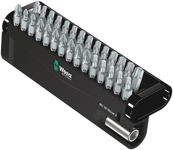 Afbeeldingen van Wera bitset bit-check 30 wood 2