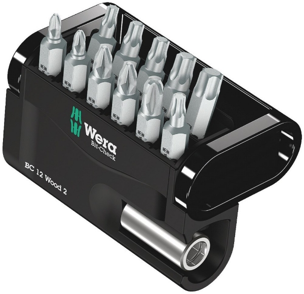 Afbeeldingen van Wera bitset bit-check 12 wood 2
