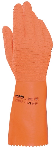 Afbeeldingen van Werkhandschoen mt.10 mapa harpon oranje