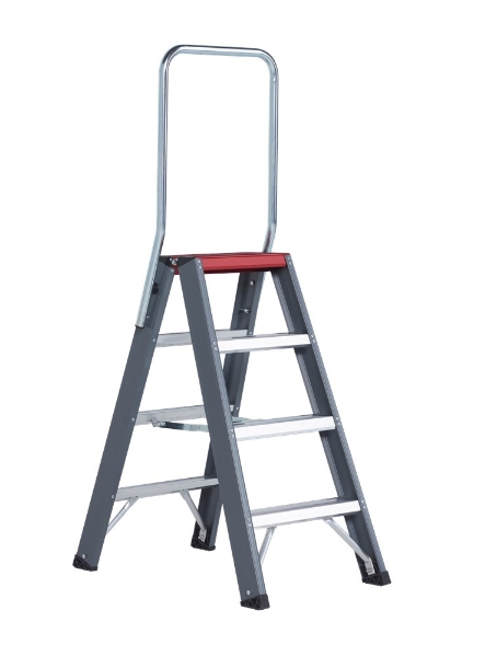 Afbeeldingen van Alt dubbeloploopbare trap 2x4 falco fdo