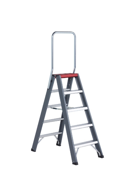 Afbeeldingen van Alt dubbeloploopbare trap 2x5 falco fdo