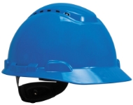 Afbeeldingen van 3M veiligheidshelm blauw met draaiknop hdpe