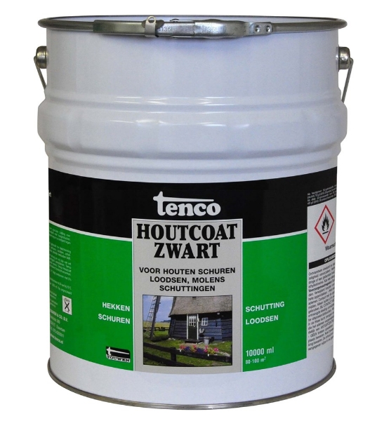 Afbeeldingen van Tenco houtcoat zwart 10l