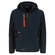 Afbeeldingen van Her softshell jas mt.xxl marine/zwart trystan