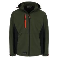 Afbeeldingen van Her softshell jas mt.l kaki/zwart trystan