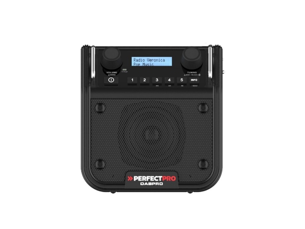 Afbeeldingen van Bouwradio "DABPRO" zwart dpr2