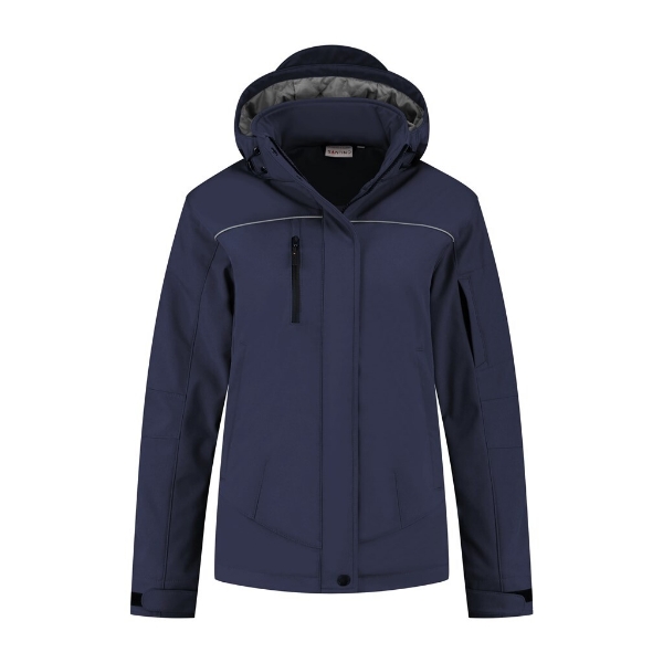 Afbeeldingen van Softshell jack Stockholm mt.L dames marine