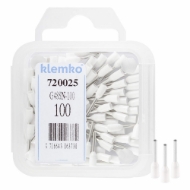 Afbeeldingen van Adereindhuls 0,5mm2 wit g488-n a 100st.