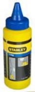 Afbeeldingen van Slaglijn-kleurkrijt Krijt 115 g blauw Stanley