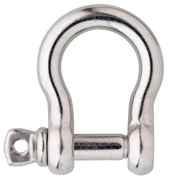 Afbeeldingen van Sluiting 6 mm harp-model rvs