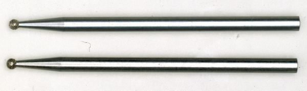 Afbeeldingen van Prox diamant slijpstiften kogel ï 1,0 mm.