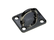 Afbeeldingen van Oog op plaat 6mm rvs 35x40mm