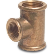Afbeeldingen van Mess. t-stuk 1 1/2" 90°