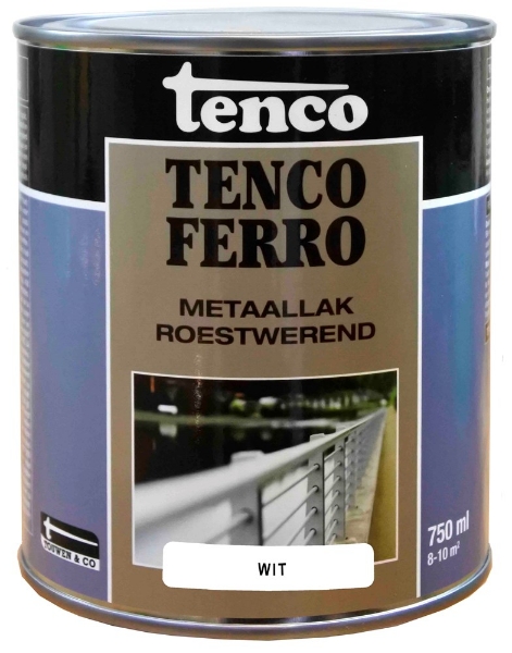 Afbeeldingen van Tencoferro wit 402 750 ml ijzerverf