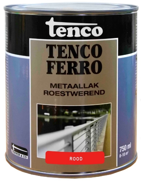 Afbeeldingen van Tencoferro rood 403 750 ml ijzerverf