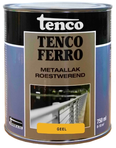 Afbeeldingen van Tencoferro geel 404 750 ml ijzerverf