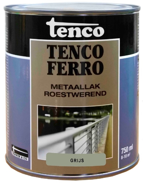 Afbeeldingen van Tencoferro grijs 405 750 ml ijzerverf