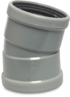 Afbeeldingen van PVC-U bocht 125mm 15 manchet