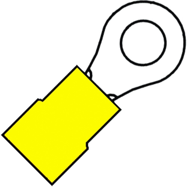 Afbeeldingen van Ringkabelsch. bm=6mm geel a4665r