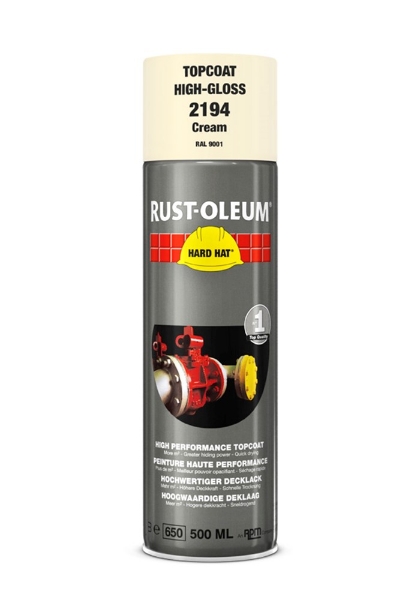 Afbeeldingen van Rus cremewit 2194 ral-9001 500ml sp.bs.