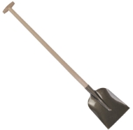 Afbeeldingen van Betonschop essen steel 100cm