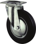 Afbeeldingen van Kelfort zwenkw.rub.geg.velg 160mm zw.