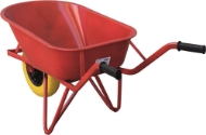 Afbeeldingen van Rondn.kruiwagen 85ltr. ronde buis anti-le