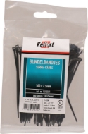 Afbeeldingen van Kelfort kabelbinder 100x2.5mm zwart 100/stuks