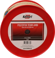 Afbeeldingen van Kelfort touw  6mm polyspun geel  220m