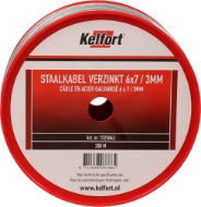 Afbeeldingen van Kelfort staalkabel 3mm geg 6x7  200m